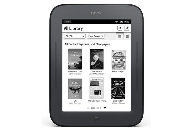 Barnes & Noble показа новия Nook Simple Touch Reader