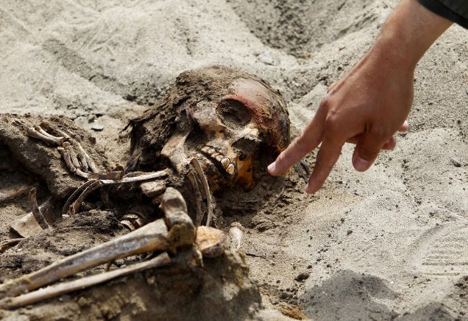Откриха скелетите на 42 деца, принесени в жертва