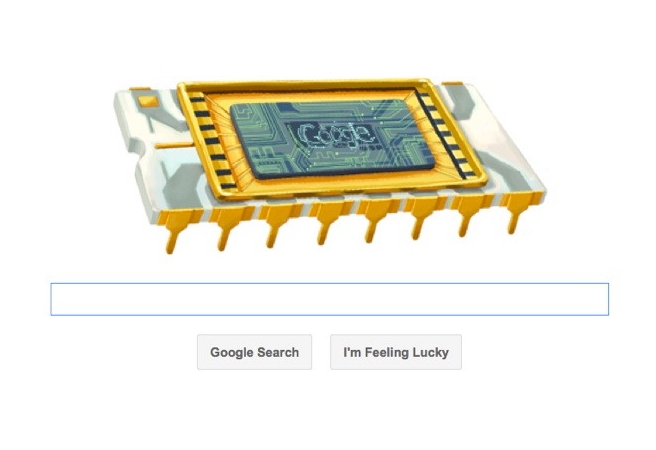 Google Doodle за създателя на Intel 
