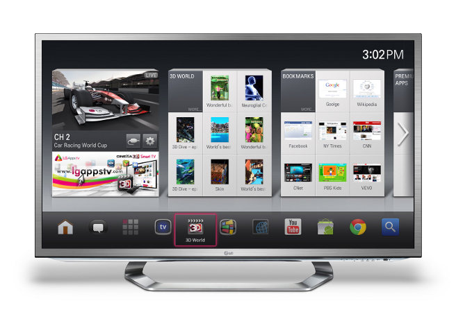 LG показва своя Google телевизор на CES 2012