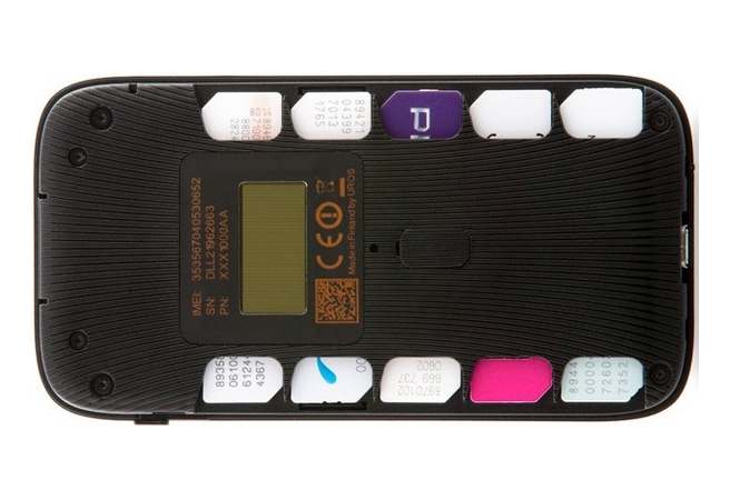 Мобилен хотспот с 10 SIM карти 