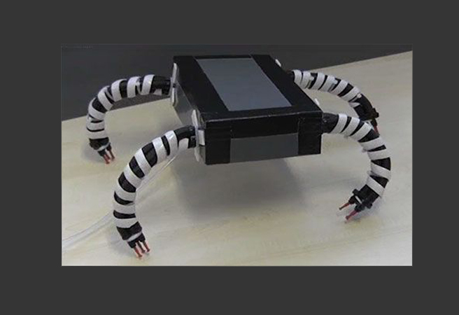 Създадоха необичаен робот с надуваеми крайници 