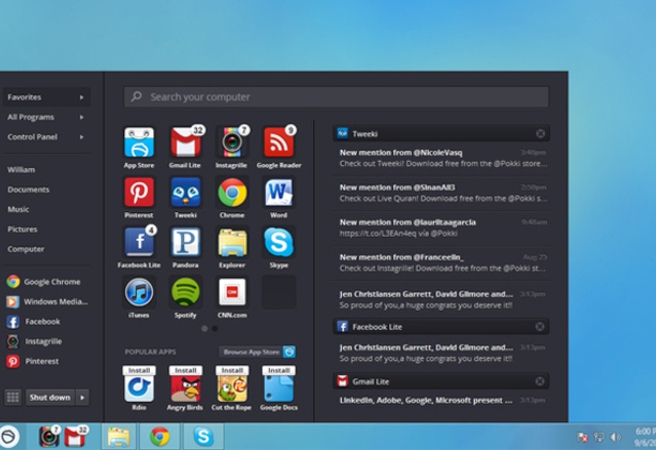 Pokki за Windows 8 връща и разширява Start менюто 