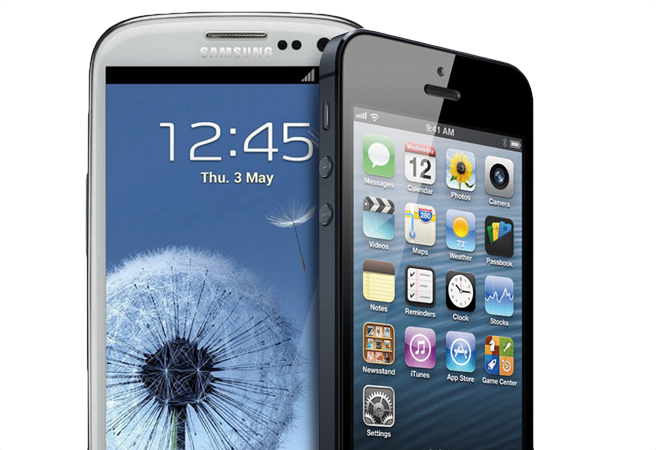 Кой е по-добър - Samsung Galaxy S III или iPhone 5? 