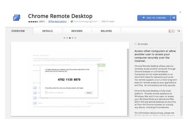 Chrome Remote Desktop вече не е в бета 