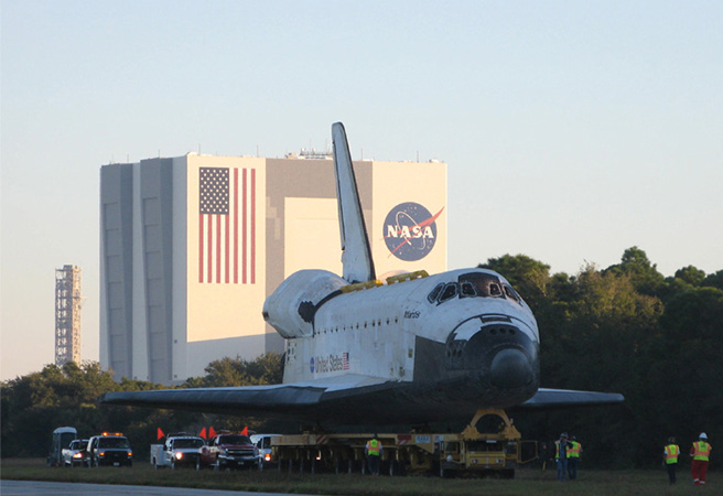 Последната совалка на NASA в музея