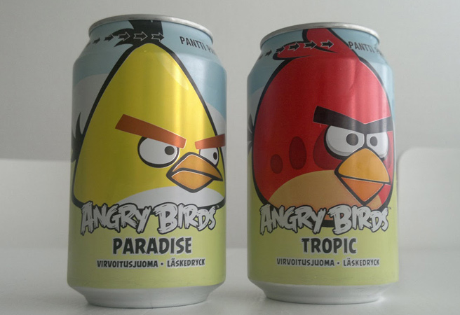 Най-продаваната газирана напитка във Финландия носи името Angry Birds
