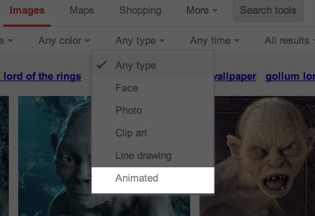 Google Images вече търси анимирани GIF-ове