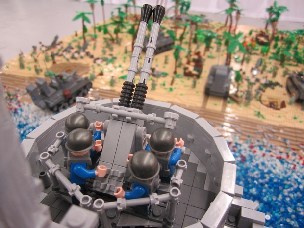 Половин милион парчета Lego пресъздават известна битка от Втората световна война