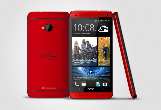 HTC One в червено от Globul