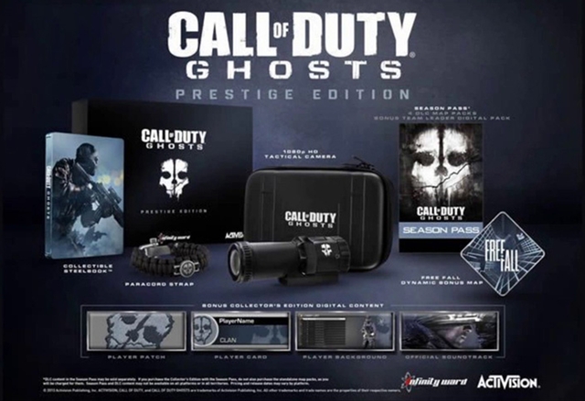Лимитираното издание на Call of Duty: Ghosts идва с екстремна камера