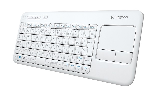 Logitech представят Wireless Touch Keyboard K400 в бяло