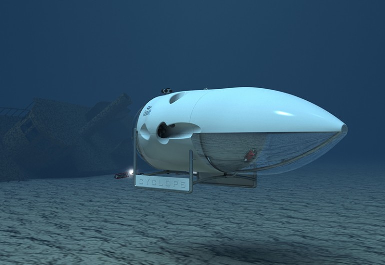  Под водата с Cyclops, една от първите частни подводници