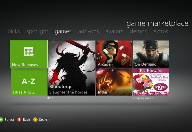 Xbox Marketplace вече се нарича Xbox Games Store