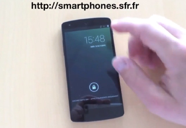 Ранна версия на Nexus 5 в 7-минутно видео 