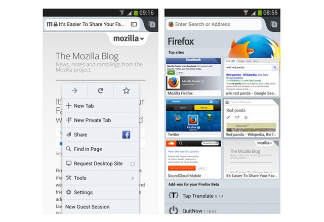 Firefox за Android излиза от бета