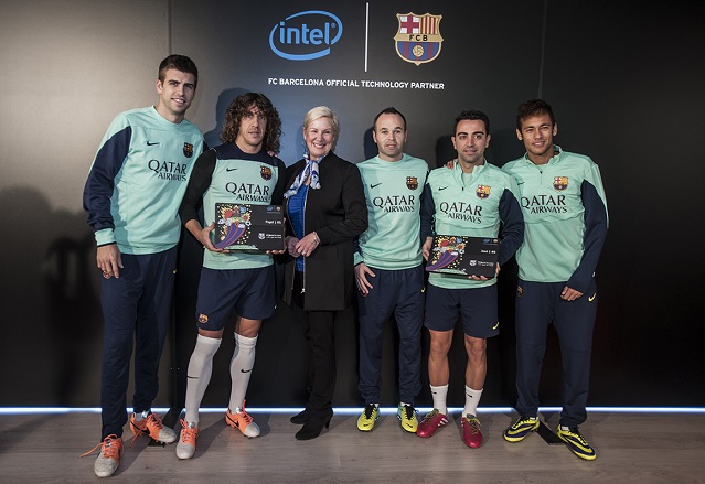 Intel и FC Barcelona обявиха споразумение за партньорство