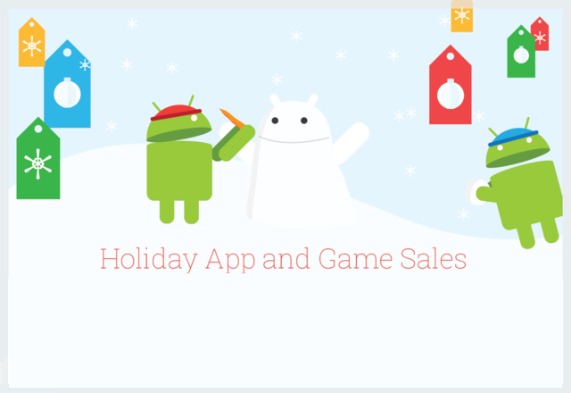 Коледна промоция на приложения и игри и в Google Play Store