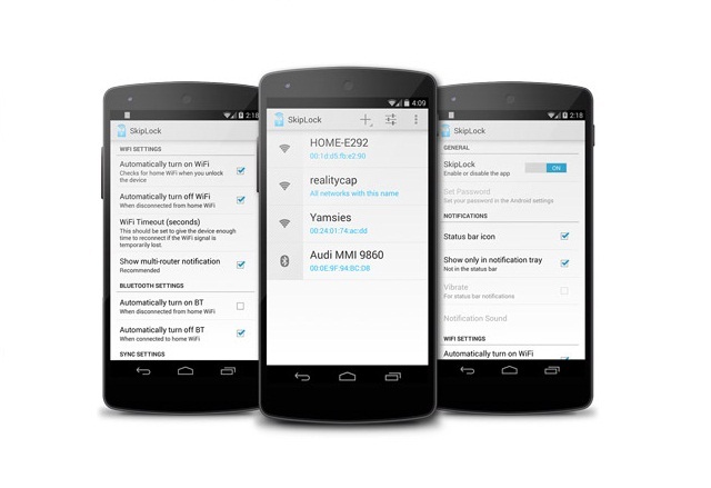 SkipLock е елегантен начин да държите Android устройството си отключено