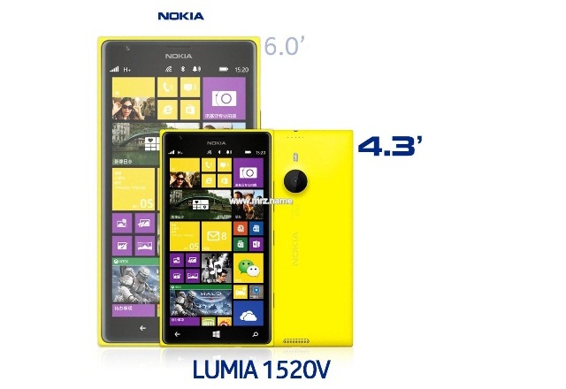 Слух: Nokia работи над Lumia 1520 Mini