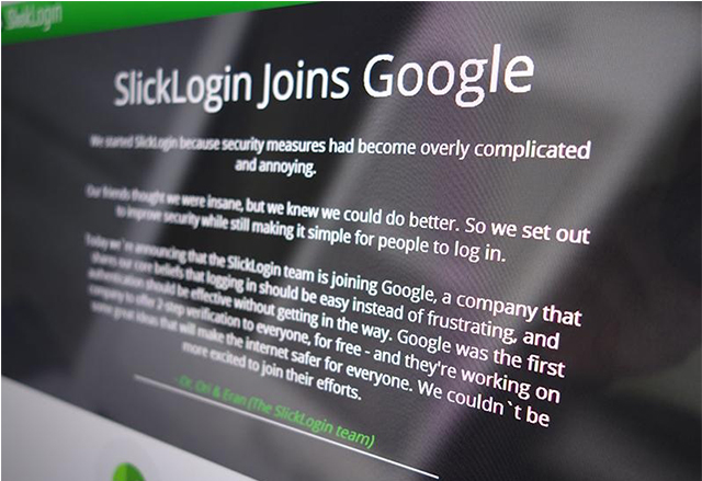 SlickLogin се присъединява към Google