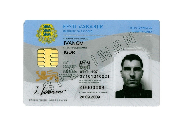Естония започва да дава електронни лични карти и на гостите на страната