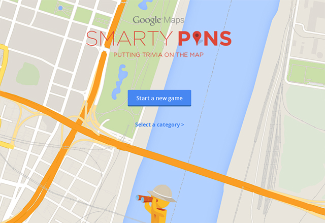 Онлайн играта Smart Pins на Google, предизвиква географските ви познания