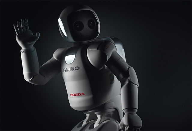 Новото поколение на робота на Honda, ASIMO, ходи и тича