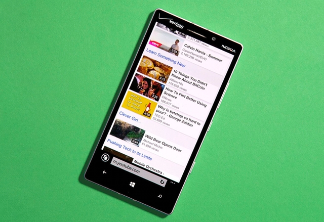 Windows Phone 8.1 зарежда страниците като iPhone за по-малко проблеми
