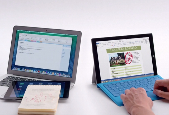 Microsoft изправя Surface срещу MacBook Air в последните си реклами