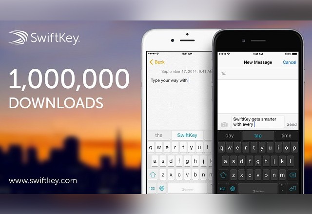 Милион сваляния на SwiftKey за iOS 8 за по-малко от 24 часа
