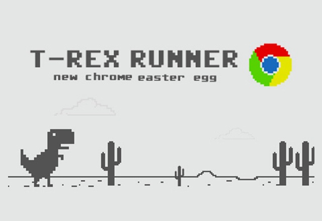 Новият Chrome експеримент включва offline игра с тиранозавър Рекс