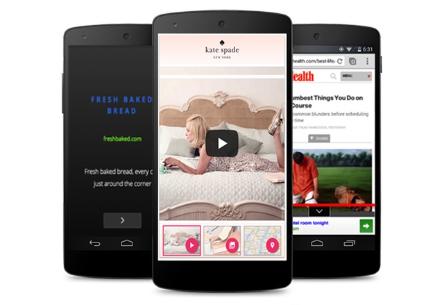 Google работи по реклами на цял екран за Android