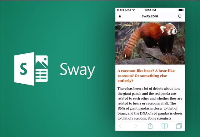 Създайте хубав сайт лесно и бързо със Sway от Microsoft