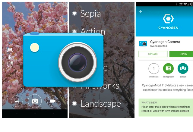 Камера приложението Cyanogen Camera пристигна в Google Play