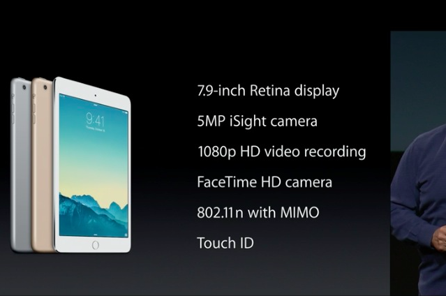 iPad Mini 3 пристига с Touch ID за 399 долара