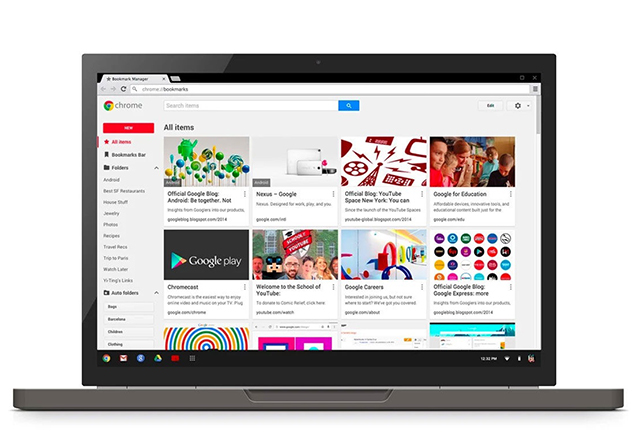 Google Stars се завърна в Chrome Web Store, но с ново име - Bookmark Manager