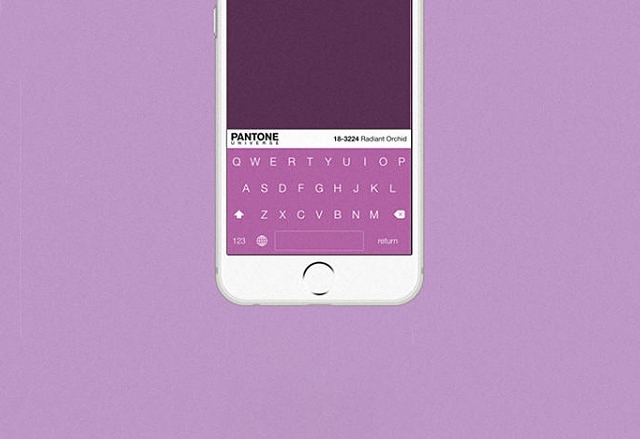 Цветна iOS клавиатура от PANTONE