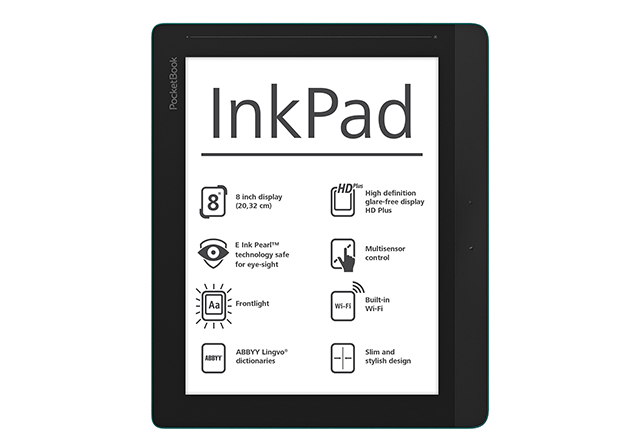 PocketBook представи InkPad – 8-инчов четец с LED подсветка