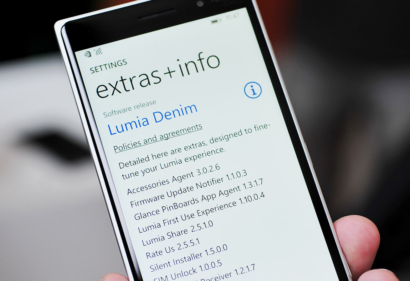 Ъпдейтът Lumia Denim пристига за някои потребители