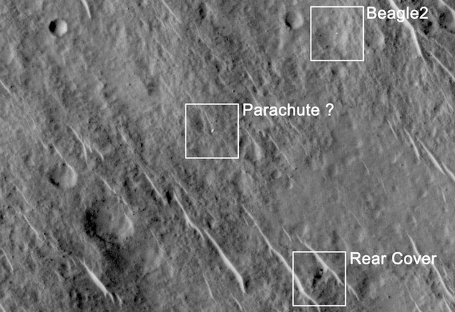 Beagle 2 беше открит след 12 години на Марс