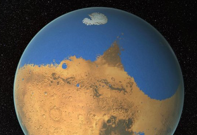 На Марс е имало океан, който постепенно се е изпарил