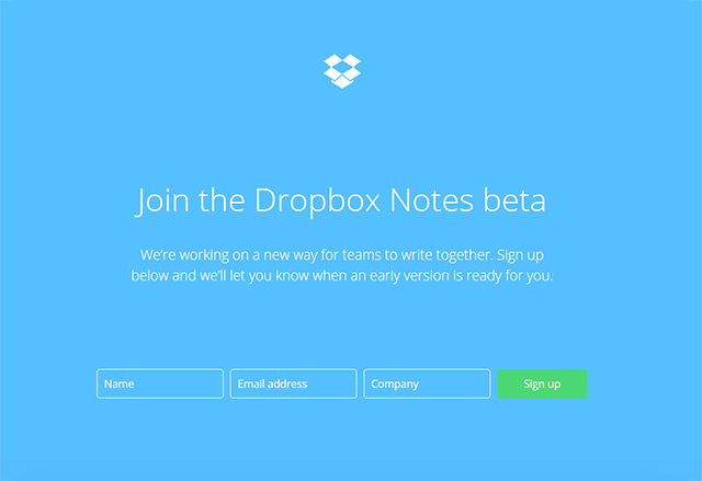 Dropbox официално пусна услугата си за водене на бележки Dropbox Notes