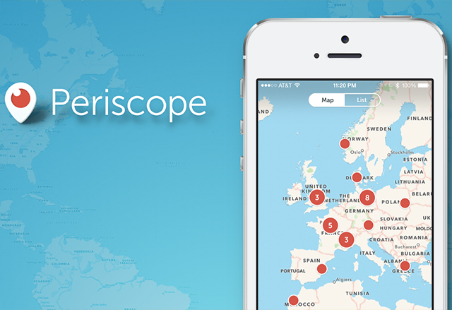Periscope за iOS получи нова функция Map View за по-лесно отркиване на живи излъчвания