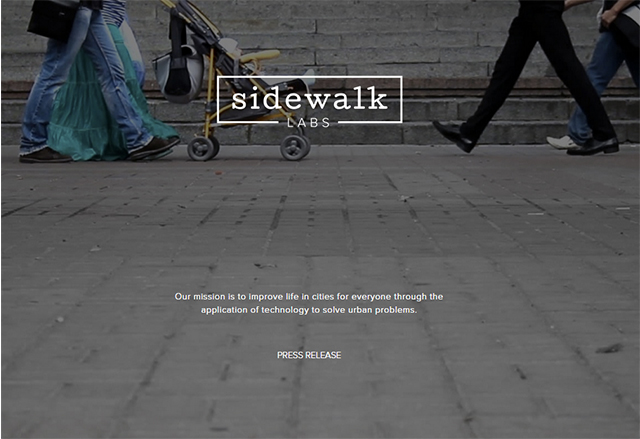 Sidewalk Labs е инициатива на Google за подобряване на живота в градовете