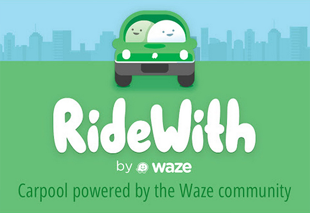 Google и Waze тестват нова автомобилна превозна услуга в Израел, наречена RideWith