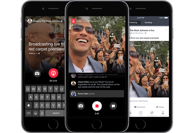 Facebook представи Mentions - стрийминг приложение за живи излъчвания на видео