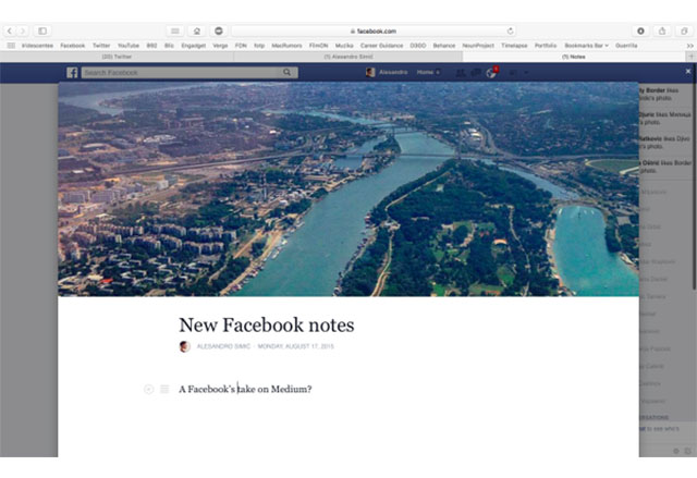 Facebook Notes ще се сдобие с изцяло нова визия