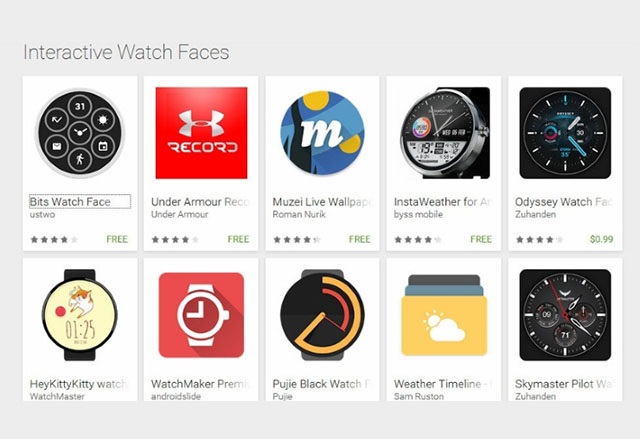 Google представи новите интерактивни циферблати за Android Wear часовниците