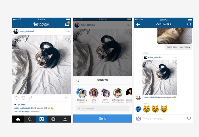 Подобрения в Instagram Direct целят да направят услугата по-популярна